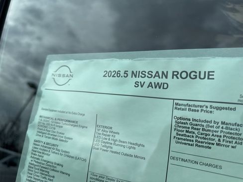 New 2026 Nissan Rogue SV image 24