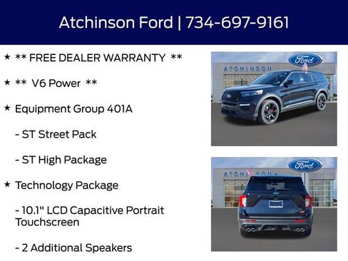 Certified 2022 Ford Explorer ST w/ Equipment Group 401A image 12