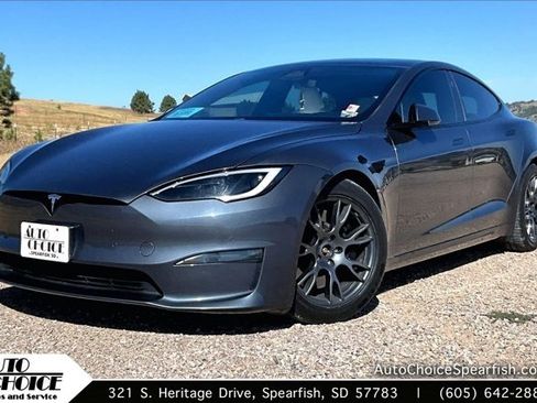 Used 2022 Tesla Model S Plaid AWD/4WD image 1