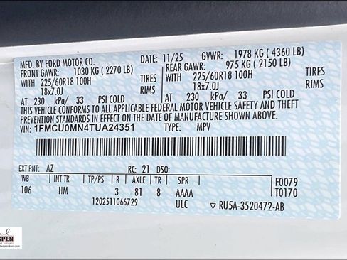 New 2026 Ford Escape ST-Line FWD image 13