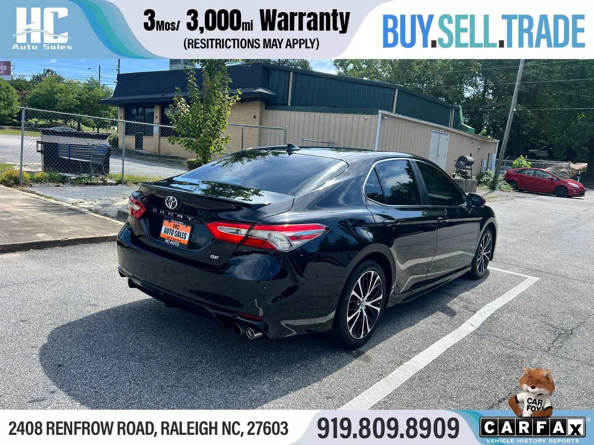 Used 2019 Toyota Camry SE w/ Convenience Package FWD image 5