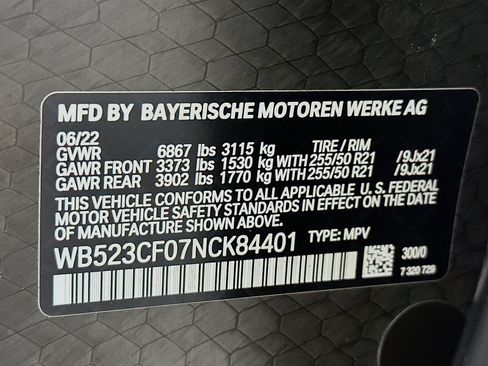 Used 2022 BMW iX xDrive50 w/ Premium Package AWD/4WD image 36