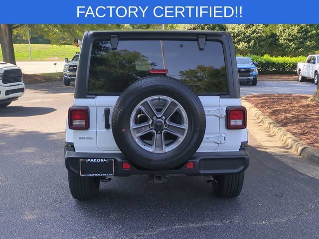 Certified 2021 Jeep Wrangler Unlimited Sahara AWD/4WD image 4
