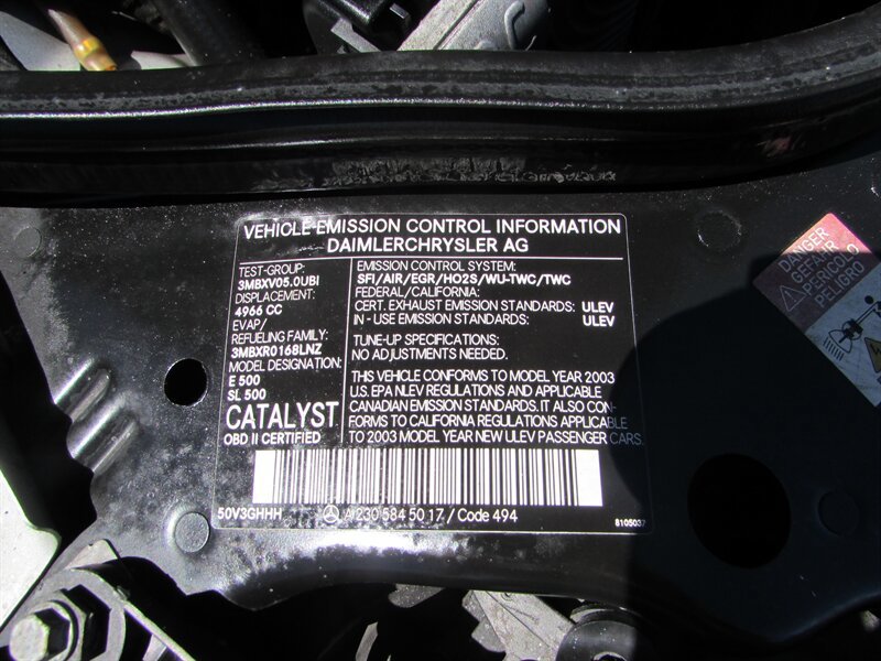 Used 2003 Mercedes-Benz E 500 Sedan image 32