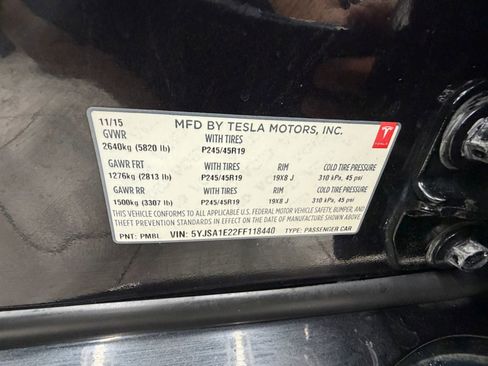 Used 2015 Tesla Model S 85D AWD/4WD image 32