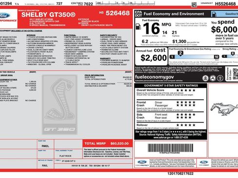 Used 2017 Ford Mustang Shelby GT350 w/ Electronics Package image 7