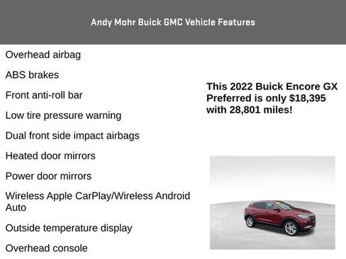 Used 2022 Buick Encore GX Preferred w/ Cold Weather Comfort Package image 12