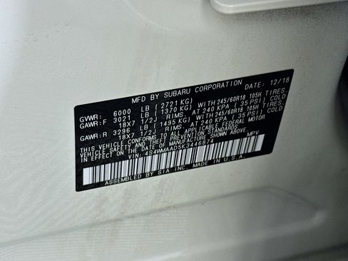 Used 2019 Subaru Ascent 8-Passenger AWD/4WD image 38