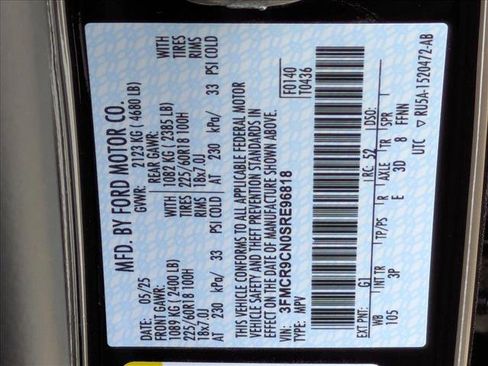 New 2025 Ford Bronco Sport Outer Banks image 25