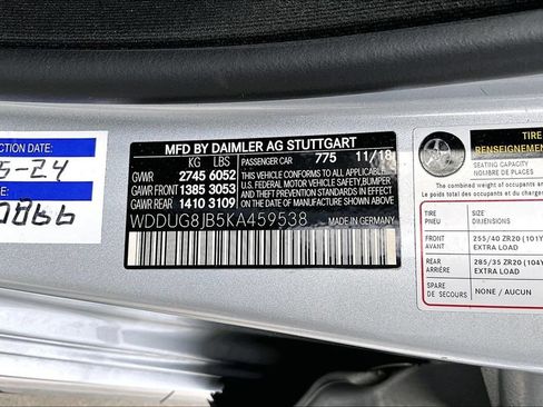 Certified 2019 Mercedes-Benz S 63 AMG S 4MATIC Sedan image 35