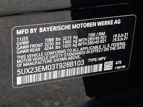 Certified 2026 BMW X7 xDrive40i AWD/4WD image 20