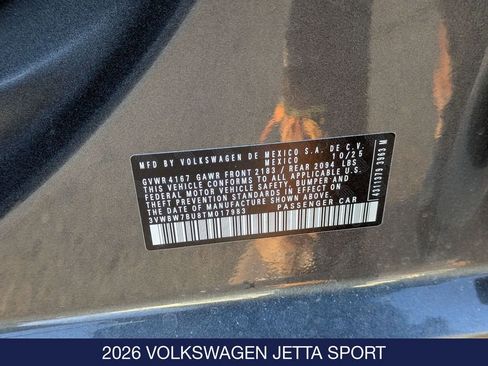 New 2026 Volkswagen Jetta Sport image 39