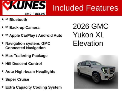 New 2026 GMC Yukon XL Elevation