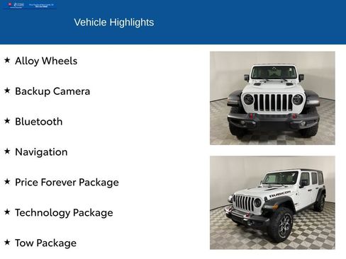 Used 2022 Jeep Wrangler Unlimited Rubicon w/ LED Lighting Group image 2