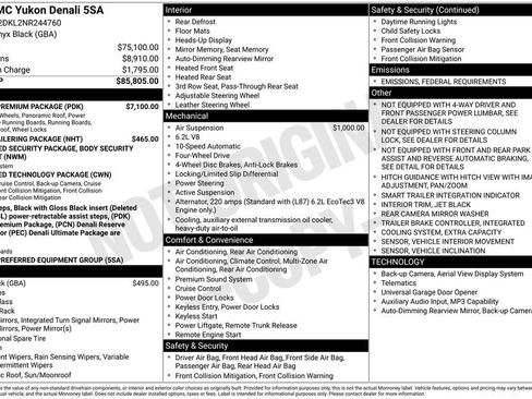 Used 2022 GMC Yukon Denali w/ Denali Premium Package image 5