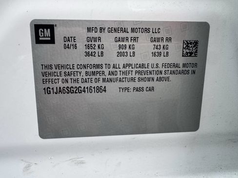 Used 2016 Chevrolet Sonic LS image 18