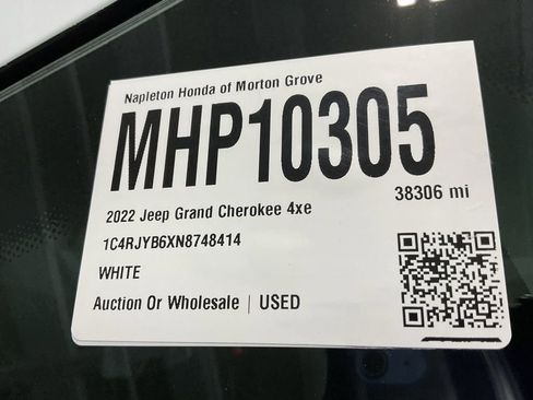 Used 2022 Jeep Grand Cherokee Limited 4xe w/ Luxury Tech Group II image 33