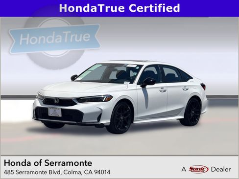 Certified 2025 Honda Civic FWD Hybrid Sedan image 1