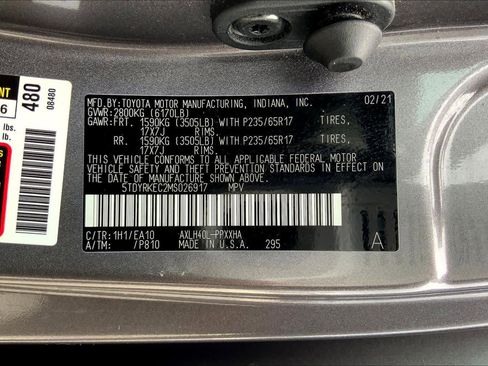 Used 2021 Toyota Sienna XLE image 36