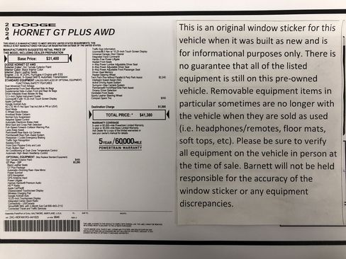 Certified 2024 Dodge Hornet GT image 2