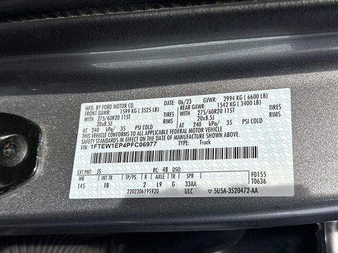 Used 2023 Ford F150 XLT w/ Equipment Group 302A High AWD/4WD image 53