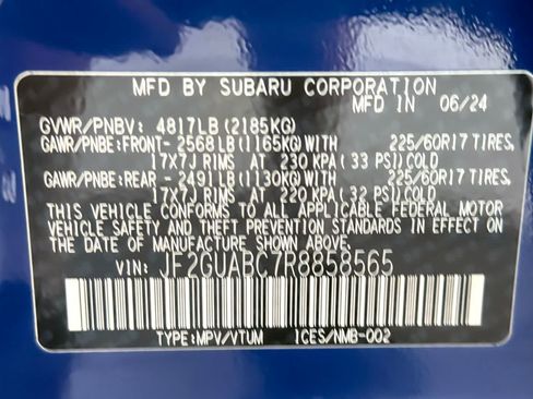 Used 2024 Subaru Crosstrek 2.0i AWD/4WD image 28