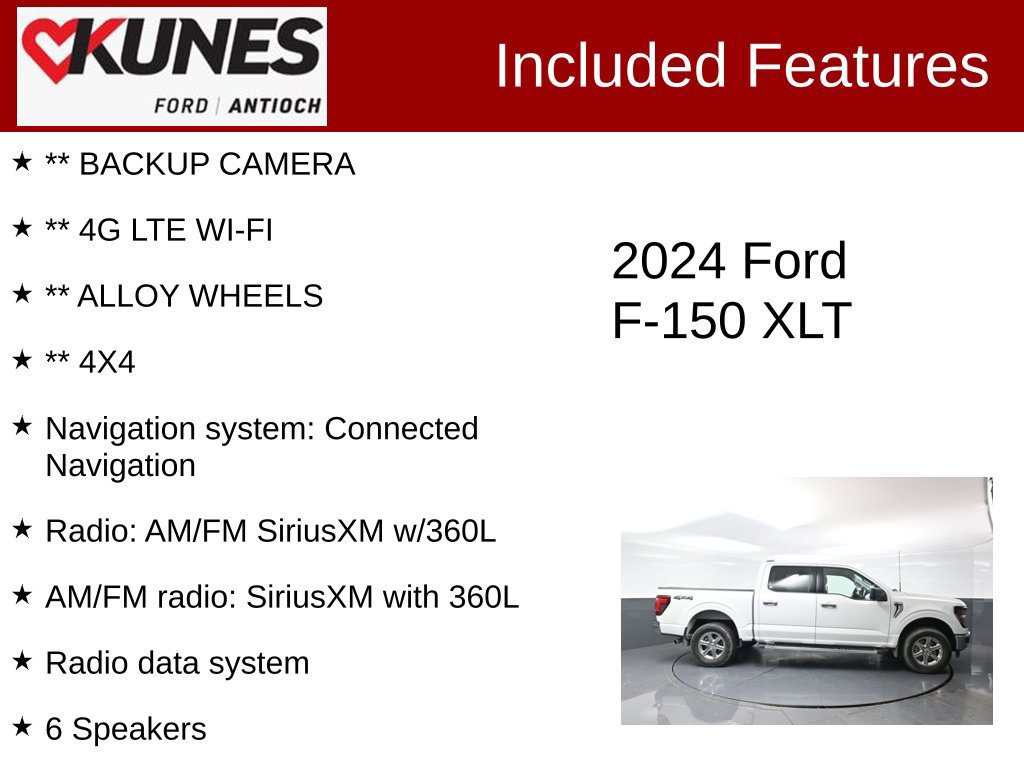 Used 2024 Ford F150 XLT AWD/4WD image 3
