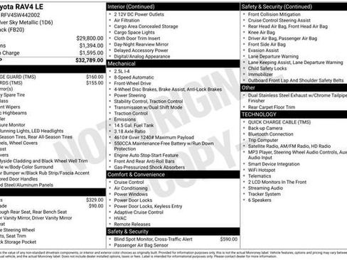 Certified 2025 Toyota RAV4 LE FWD image 33