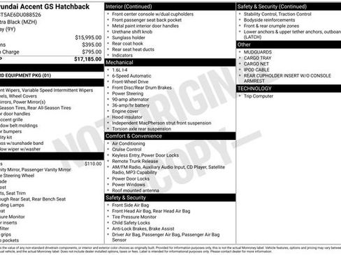 Used 2013 Hyundai Accent GS image 2