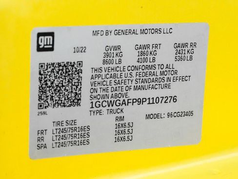 Used 2023 Chevrolet Express 2500 CARGO VAN POWER CONVENIENCE PK image 45