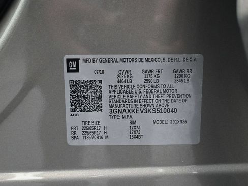 Certified 2019 Chevrolet Equinox LT FWD image 15