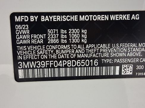 Certified 2023 BMW 330e w/ Driving Assistance Package RWD image 19