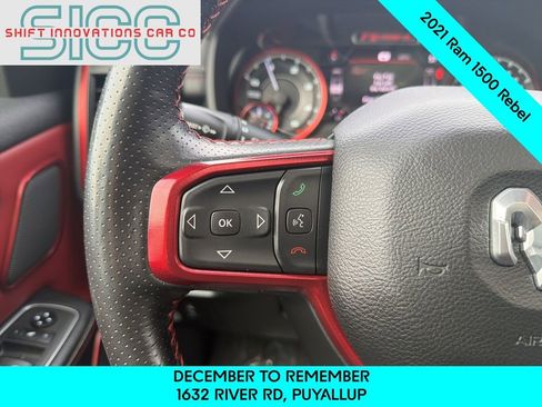Used 2021 RAM 1500 Rebel w/ Leather & Sound Group image 12