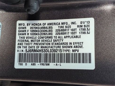 Used 2013 Honda CR-V EX image 35