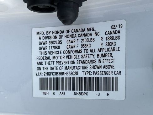 Used 2019 Honda Civic EX image 35