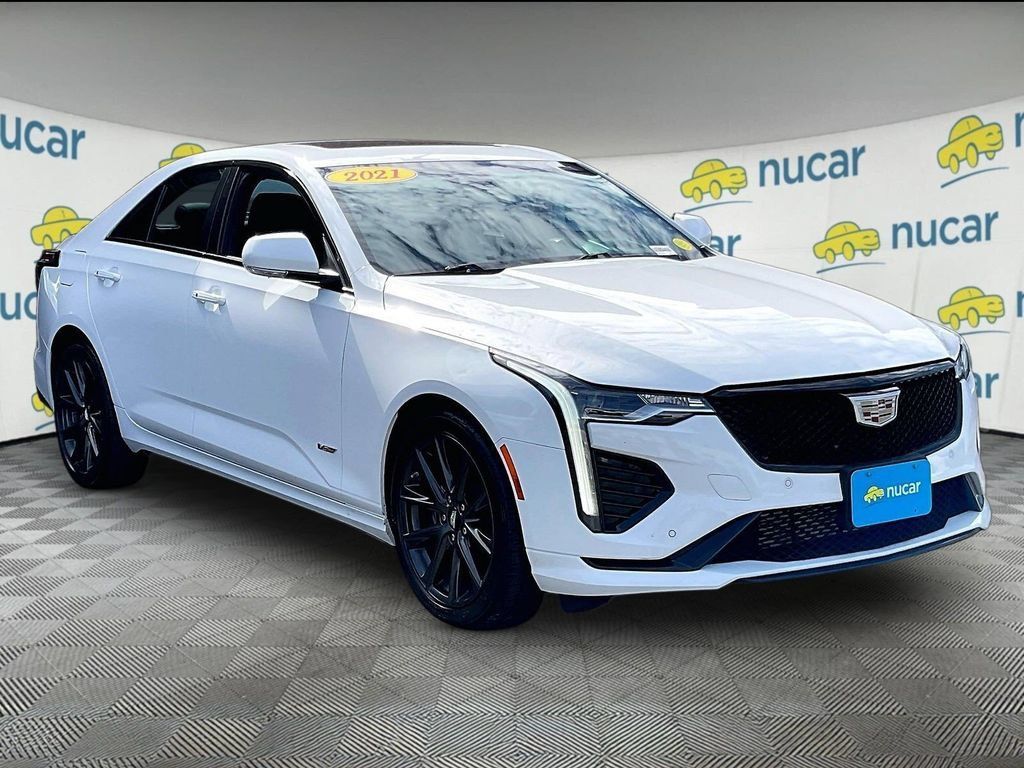 Used 2021 Cadillac CT4 V w/ Technology Package AWD/4WD image 1