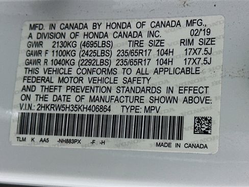 Used 2019 Honda CR-V LX image 12