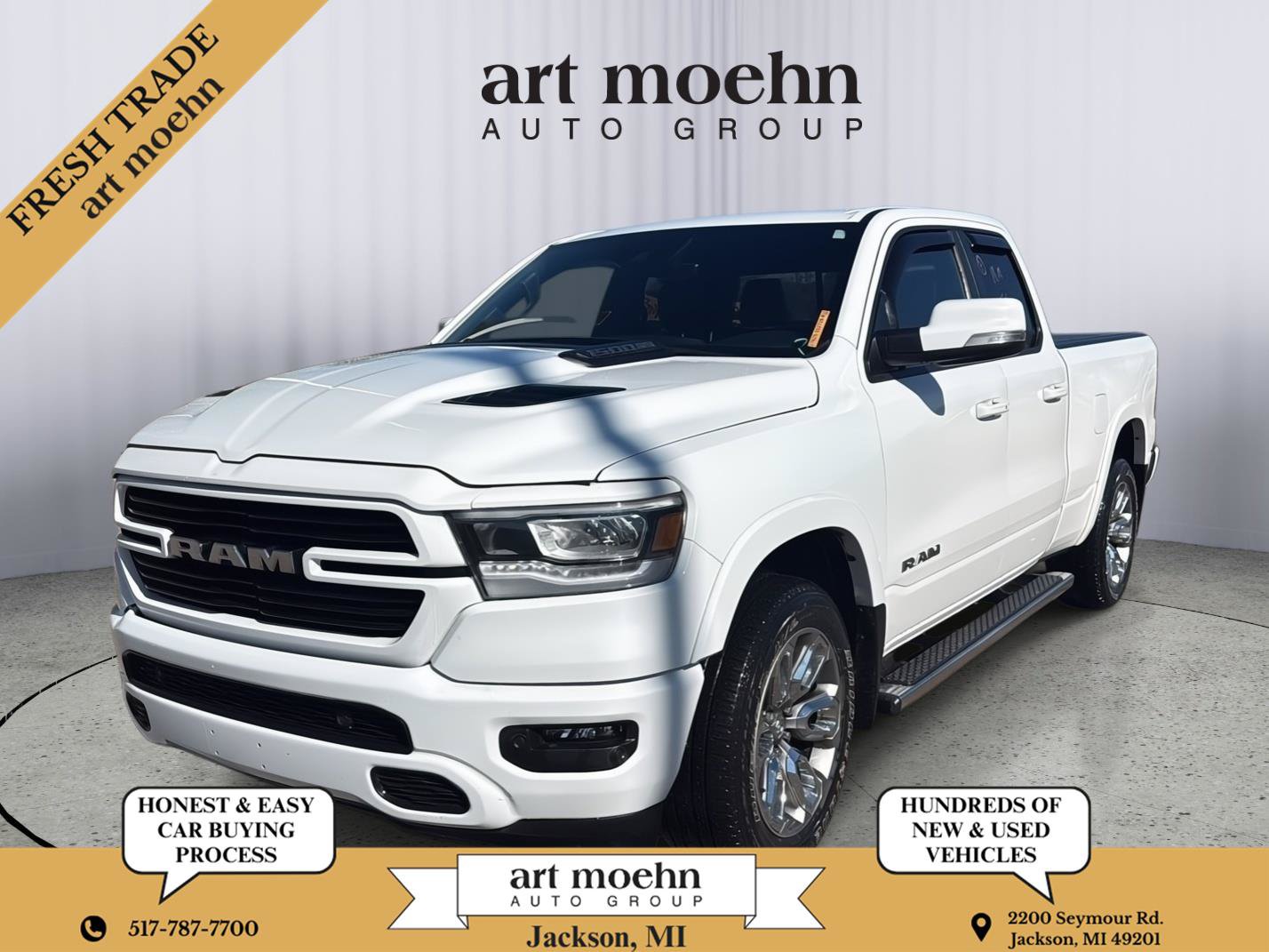 Used 2021 RAM 1500 Laramie w/ Sport Appearance Package AWD/4WD image 1