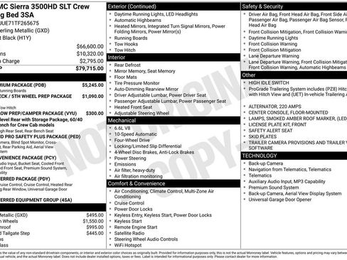 Certified 2026 GMC Sierra 3500 SLT w/ SLT Premium Package AWD/4WD image 5