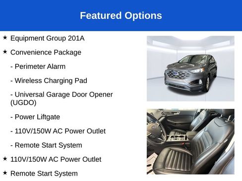 Used 2021 Ford Edge SEL w/ Convenience Package AWD/4WD image 3