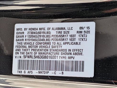 Used 2016 Honda Odyssey EX-L image 27