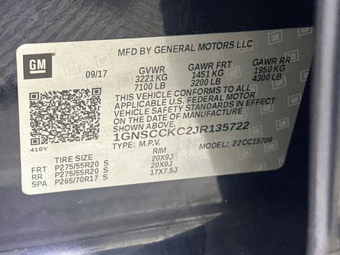 Used 2018 Chevrolet Tahoe Premier RWD image 12