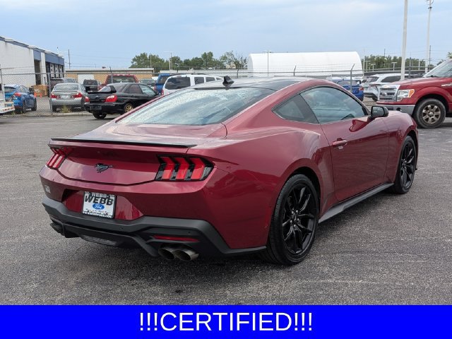 Certified 2025 Ford Mustang Premium w/ Mustang Nite Pony Package RWD image 8