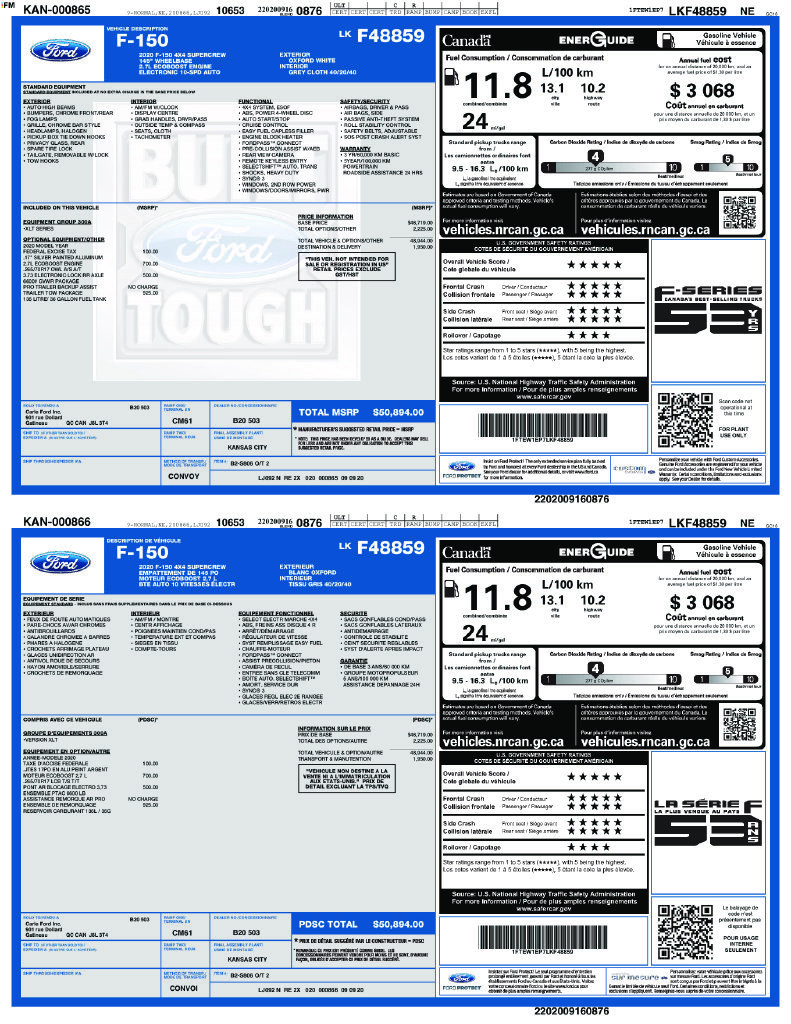 Used 2020 Ford F150 XLT w/ Trailer Tow Package AWD/4WD image 18