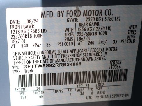Used 2024 Ford Maverick Lariat AWD/4WD image 59