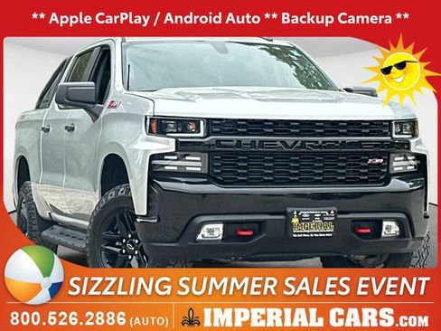 Used 2021 Chevrolet Silverado 1500 Custom Trail Boss w/ LPO, Dark Essentials Package AWD/4WD image 1