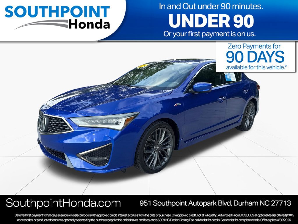 Used 2019 Acura ILX w/ Premium & A-SPEC Package FWD image 3