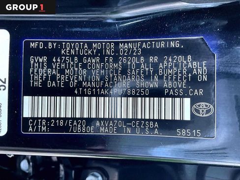 Used 2023 Toyota Camry SE w/ Blackout Package (TMS) FWD image 36