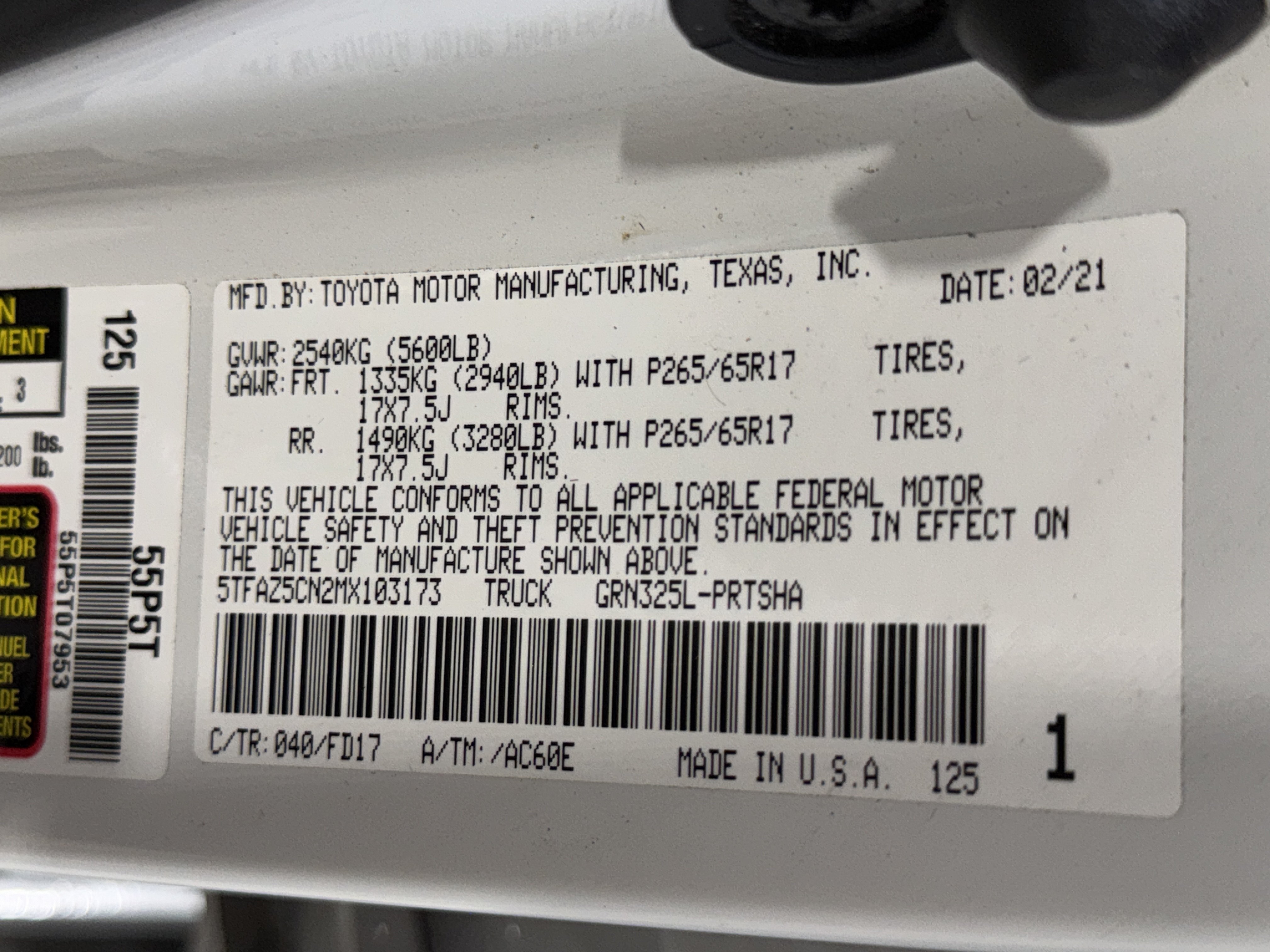 Used 2021 Toyota Tacoma TRD Sport RWD image 37