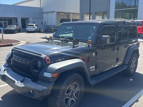 Used 2021 Jeep Wrangler Unlimited Sport w/ Sun And Sound Package AWD/4WD image 1